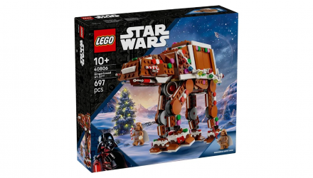 Конструктор Lego Holiday & Event Christmas Gingerbread AT-AT Star Wars 40806 Новий - Retromagaz, image 1