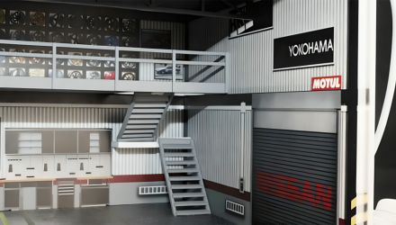 Диорама G-Fans Nissan Garage Diorama with LED 1:64 710017 Black - Retromagaz, image 3