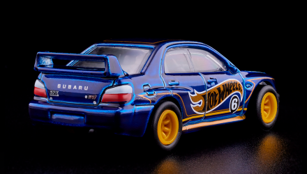 Машинка Premium Hot Wheels Subaru Impreza WRX Red Line Club RLC 1:64 HCW09 Blue - Retromagaz, image 2