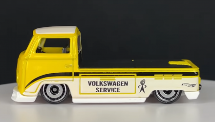 Тематична Машинка Hot Wheels Volkswagen T2 Pickup Volkswagen 1:64 HDH40 Yellow - Retromagaz, image 4