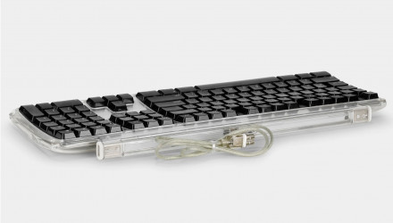 Клавиатура Проводной Apple M7803 Pro Keyboard USB Clear Black 0.8m Б/У - Retromagaz, image 2