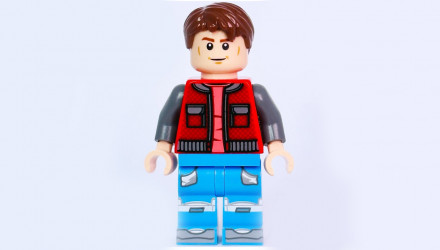 Фігурка Lego Back to the Future Marty McFly Red Jacket with Pockets Films btf001 10300 Б/У - Retromagaz, image 1