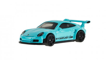 Машинка Базова Hot Wheels Porsche 911 GT3 RS HW Fan Driven 1:64 JNX83 Turquoise - Retromagaz, image 1