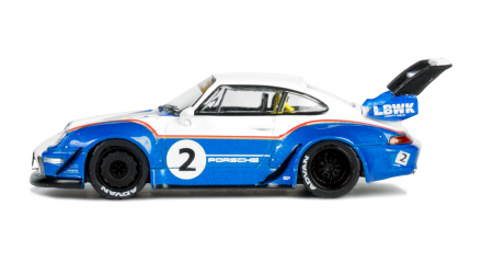 Машинка Premium Tarmac Works Porsche RWB 993 Liberty Walk 1:64 T64-TL017-LBWK White - Retromagaz, image 3