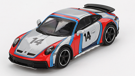 Машинка Premium MINI GT Porsche 911 Dakar 1:64 MGT00964-CH Grey - Retromagaz, image 2