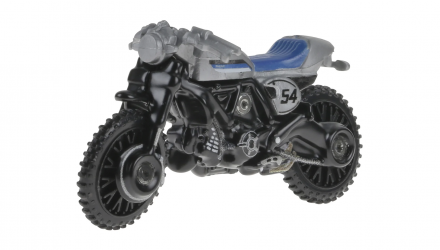 Набір Тематична Машинка Hot Wheels Bad Bagger Motorcycle Club 1:64 HRR90 Blue  + BMW K 1300 R Red + R nineT Racer Yellow + Ducati Scrambler  Edition Silver + Honda Monkey Z50 Purple - Retromagaz, image 3