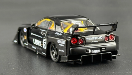 Машинка Premium MINI GT Nissan Skyline LB-ER34 Super Silhouette 1:64 MGT00844-CH Black image_4 Машинка Premium MINI GT Nissan Skyline LB-ER34 Super Silhouette 1:64 MGT00844-CH Black - Retromagaz, image 4