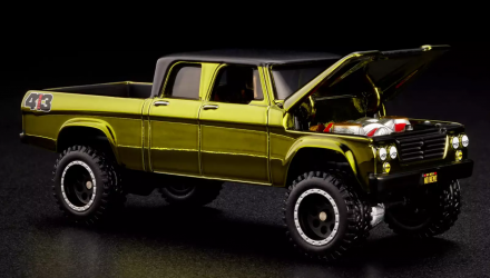 Машинка Premium Hot Wheels 1964 Dodge Power Wagon Red Line Club RLC 1:64 HWF09 Olive Green - Retromagaz, image 6