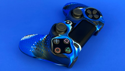 Чохол Силіконовий RMC PlayStation 4 Blue Camouflage Новий - Retromagaz, image 2