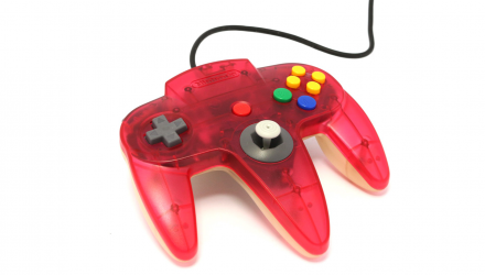 Геймпад Nintendo N64 NUS-005 White Clear Red 1.9m Б/У - Retromagaz, image 1