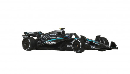 Машинка Premium Hot Wheels Mercedes-AMG PETRONAS Formula One Team (#12 Kimi Antonelli) 1:64 JKD92 Black - Retromagaz, image 4