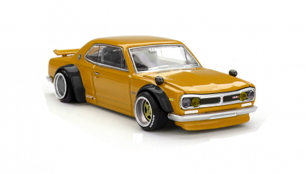 Машинка Premium Kaido House x MiNI GT Nissan Skyline 2000 GT-R (KPGC10) Kaido Street V2 1:64 KHMG228 White - Retromagaz, image 1