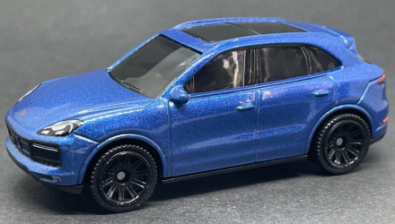 Машинка Большой Город Matchbox Porsche Cayenne Turbo Metro 1:64 HLD01 Blue - Retromagaz, image 2