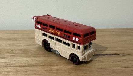 Машинка Базова Hot Wheels Trouble Decker Fast Transit 1:64 HTB45 Red - Retromagaz, image 1