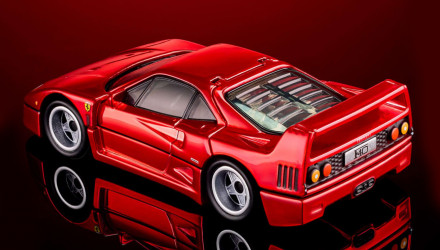 Машинка Premium Hot Wheels Ferrari F40 Red Line Club RLC 1:64 JJY72 Red - Retromagaz, image 2