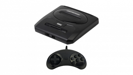 Набір Консоль Sega Mega Drive 2 MK-1631 USA Black Б/У  + Геймпад Дротовий RMC MD Новий - Retromagaz, image 1