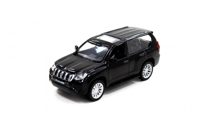 Машинка Автопром Toyota Land Cruiser Prado 1:43 Black - Retromagaz, image 1