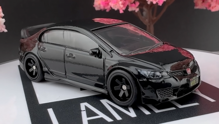 Машинка Premium Hot Wheels '07 Honda Civic Type R II Chase Ronin Run 1:64 JBK89 Black - Retromagaz, image 1