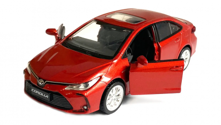 Машинка Автопром Toyota Corolla Hybrid 1:43 Red - Retromagaz, image 4