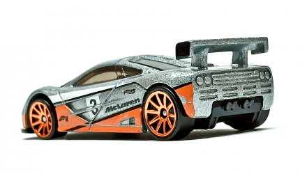 Машинка Базовая Hot Wheels McLaren F1 GTR Retro Racers 1:64 HCX86 Silver - Retromagaz, image 3