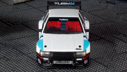 Машинка Premium Hot Wheels Toyota Corolla Levin (AE86) Custom Elite 64 1:64 JCV06 White - Retromagaz, image 7