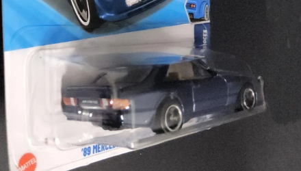 Машинка Базовая Hot Wheels '89 Mercedes-Benz 560 SEC AMG Turbo 1:64 JBB85 Blue - Retromagaz, image 4