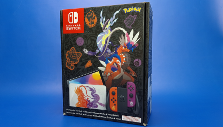 Консоль Nintendo Switch OLED Model HEG-001 Pokemon Scarlet & Violet Limited Edition 64GB Red Purple Б/У - Retromagaz, image 2