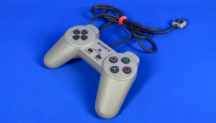 Геймпад Проводной Sony PlayStation 1 Classic Mini SCPH-1000R DualShock Grey 1.5m Б/У Геймпад Проводной Sony PlayStation 1 Classic Mini SCPH-1000R DualShock Grey 1.5m Б/У - Retromagaz, image 1