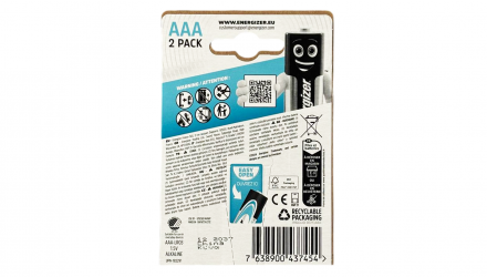 Батарейка 2шт Energizer AAA Max Plus Black - Retromagaz, image 4
