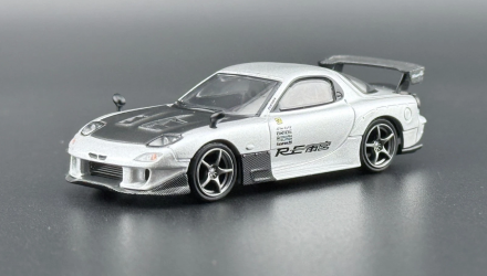 Машинка Premium MINI GT Mazda RX-7 RE-Amemiya 1:64 MGT01106 Silver - Retromagaz, image 1