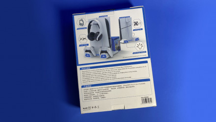 Подставка Проводной Ipega PlayStation 5 Slim з зарядкою для геймпадів DualSense White Новый - Retromagaz, image 3