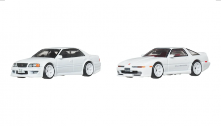 Машинка Premium 2шт Hot Wheels Toyota Chaser JZX 100 / 1989 Toyota Supra 2-Packs 1:64 JHW57 White - Retromagaz, image 1