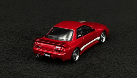 Машинка Premium MINI GT Nissan Skyline GT-R (R32) VeilSide Combat 1:64 MGT00987-CH Red - Retromagaz, image 3