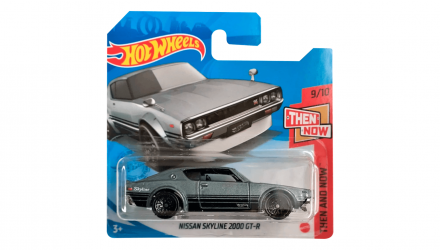 Машинка Базова Hot Wheels Nissan Skyline 2000 GT-R Then and Now 1:64 GTC68 Grey - Retromagaz, image 1