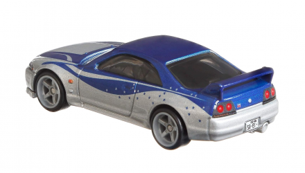 Машинка Premium Hot Wheels Nissan Skyline GT-R (BCNR33) Fast & Furious 1:64 GJR79 Silver - Retromagaz, image 5