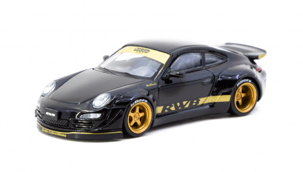 Машинка Premium Tarmac Works Porsche Porsche RWB 997 1:64 T64-TL057-BK Blue - Retromagaz, image 1