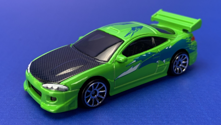 Тематична Машинка Hot Wheels '95 Mitsubishi Eclipse Fast & Furious 1:64 HNR91 Green - Retromagaz, image 2