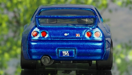 Машинка Базова Hot Wheels Nissan Skyline GT-R R33 Then and Now 1:64 FJV51 Blue - Retromagaz, image 6