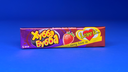 Жувальна Гумка Love is... х Hubba Bubba Пластинки з Татуюванням 17g - Retromagaz, image 3