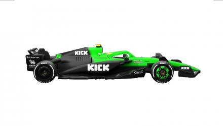 Машинка Premium Hot Wheels KICK Sauber F1 Team (#5 Gabriel Bortoleto) 1:64 JKD89 Green - Retromagaz, image 3