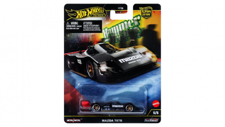 Машинка Premium Hot Wheels Mazda 787B Hammer Drop 1:64 HRW08 Black - Retromagaz, image 1