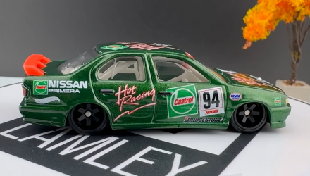 Машинка Premium Hot Wheels '94 Nissan Primera Boulevard 1:64 JBL31 Green - Retromagaz, image 3