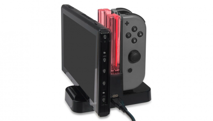 Зарядний Пристрій Dobe Switch Charge Joy-Con + Controller Black Новий - Retromagaz, image 4