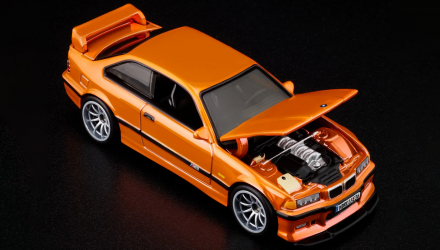 Машинка Premium Hot Wheels 1995 BMW M3 LTW Red Line Club RLC 1:64 JCP08 Orange - Retromagaz, image 8