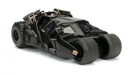 Машинка Jada Batman (2008) Бэтмобиль Темного Рыцаря с Фигуркой Бэтмена 1:24 Black - Retromagaz, image 2