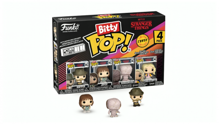 Пак Фігурок FUNKO POP! Bitty Pop! Stranger Things Гоппер Eleven with Waffles Chase 23mm 83664 - Retromagaz, image 1