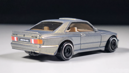 Машинка Базовая Hot Wheels '89 Mercedes-Benz 560 SEC AMG Wild Widebody 1:64 JBB11 Grey - Retromagaz, image 2