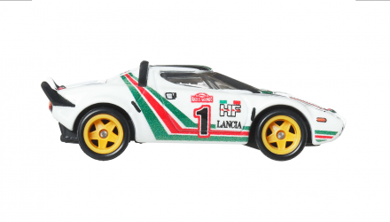 Машинка Premium Hot Wheels Lancia Stratos Vintage Racing Club 1:64 JKF26 White - Retromagaz, image 3