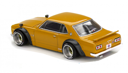 Машинка Premium Kaido House x MiNI GT Nissan Skyline 2000 GT-R (KPGC10) Kaido Street V2 1:64 KHMG228 White - Retromagaz, image 2