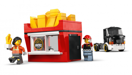 Конструктор Lego Вантажівка з Картоплею Фрі City 60488 Новий - Retromagaz, image 4